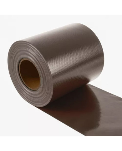 PVC Trak za panelno ograjo rjav 35m 630g