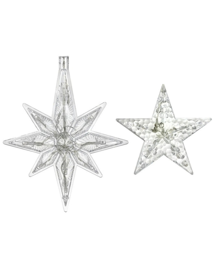 copy of Novoletne lučke svetlobna zavesa 138 LED toplo bela USB zvezde