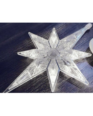 copy of Novoletne lučke svetlobna zavesa 138 LED toplo bela USB zvezde