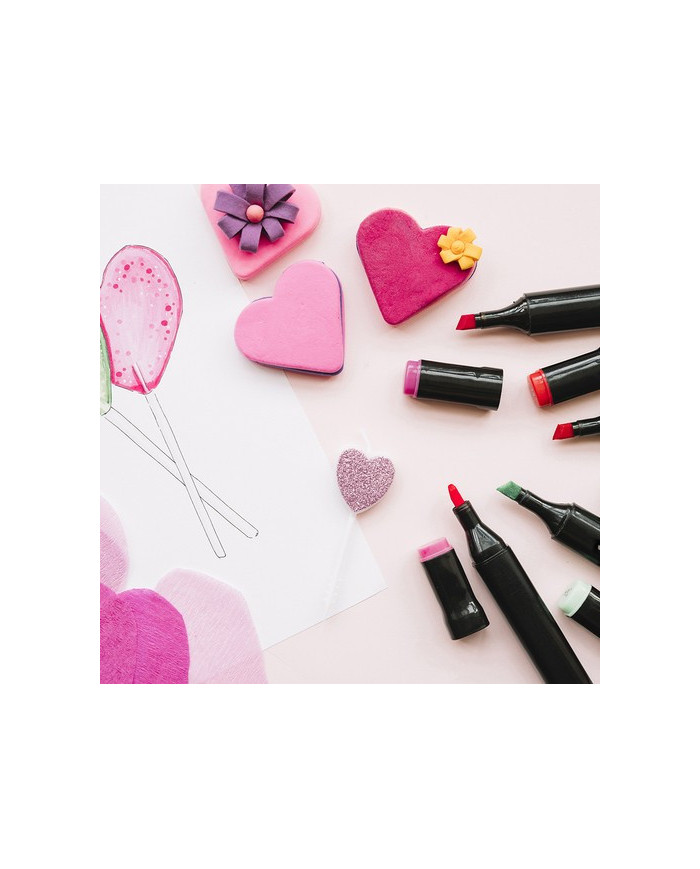 Dvostranski markerji set 80 kos