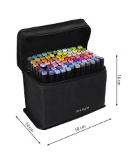 Dvostranski markerji set 80 kos