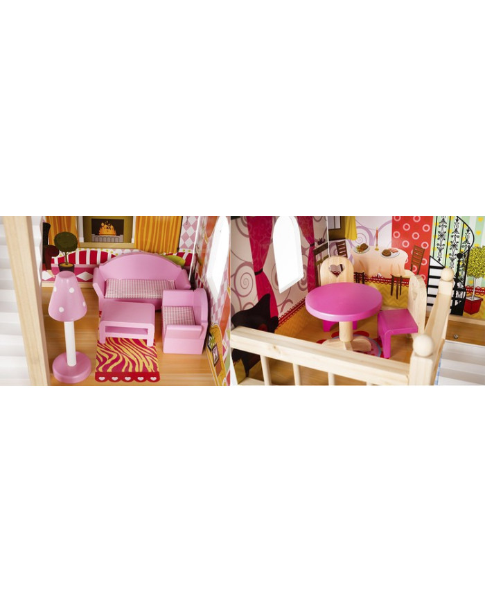 Lesena hiška za punčke