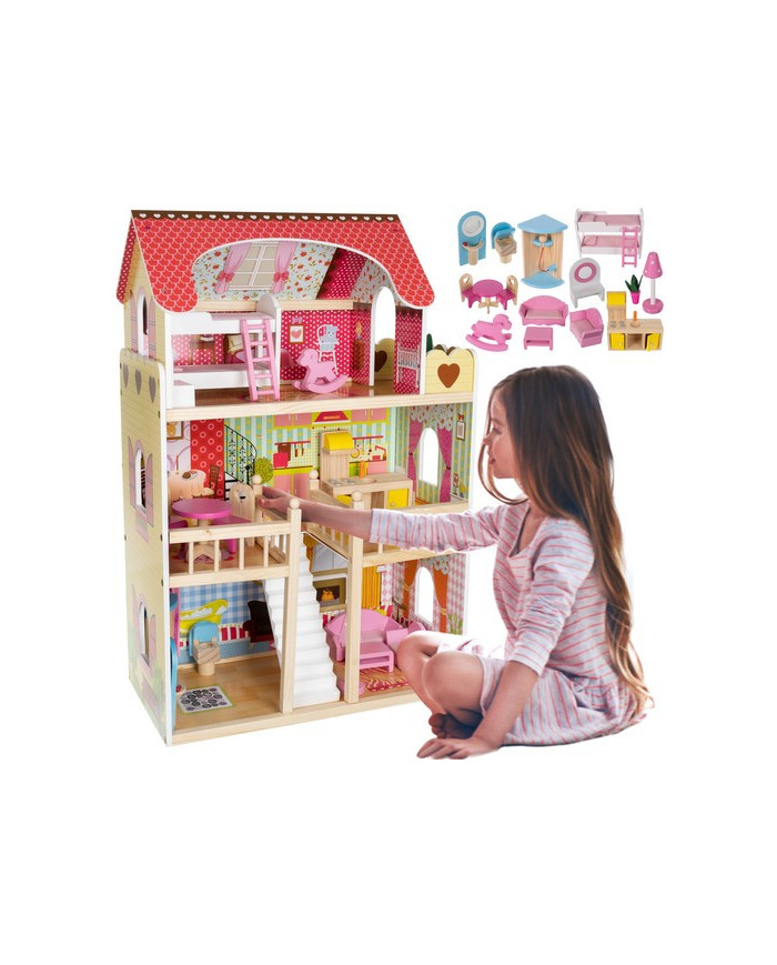 Lesena hiška za punčke