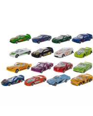 16 delni set kovinskih pisanih avtomobilčkov