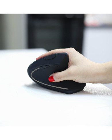 Ergonomska brezžična vertikalna optična miška 1200DPI