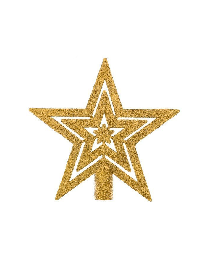 Komplet zlatih božičnih kroglic 100 kosov + zvezda