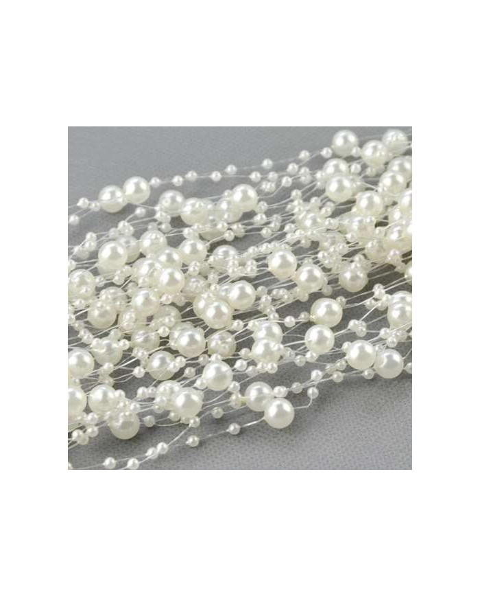 Girlanda za božično drevo - biseri 5m