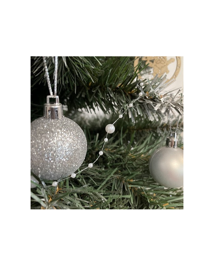 Girlanda za božično drevo - biseri 5m