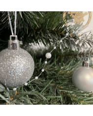 Girlanda za božično drevo - biseri 5m