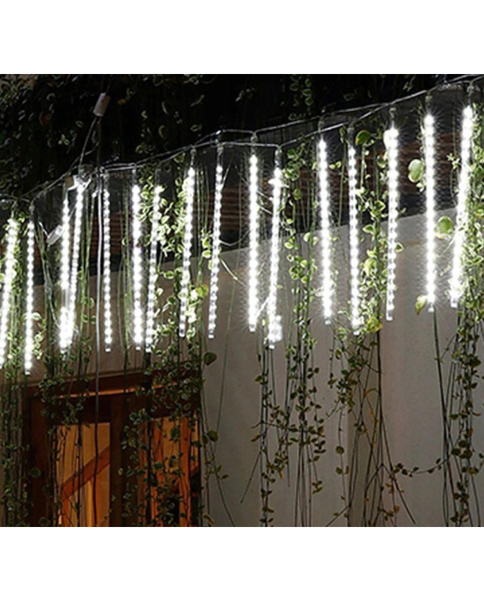 Novoletne lučke meteorji 50cm LED hladno bela