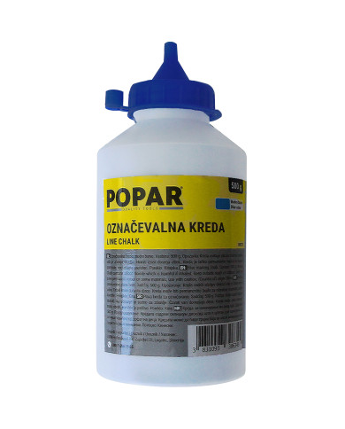KREDA MARKIRNA V plastenki, POPAR 500 g, modra