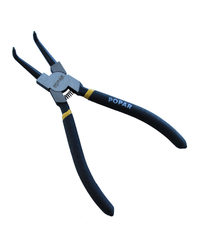 KLEŠČE SEGER NOTRANJE KRIVE Kromirane, na obešalu POPAR 180 mm