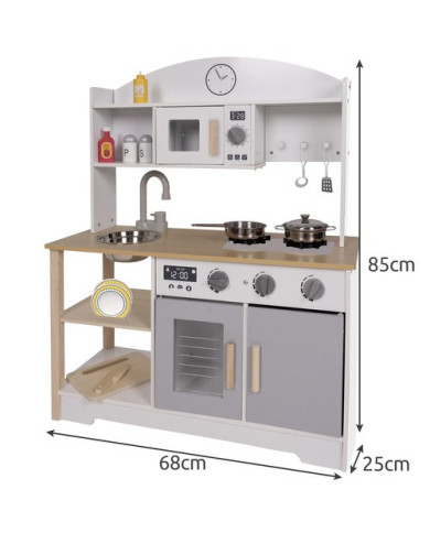 Otroška lesena kuhinja 68cm