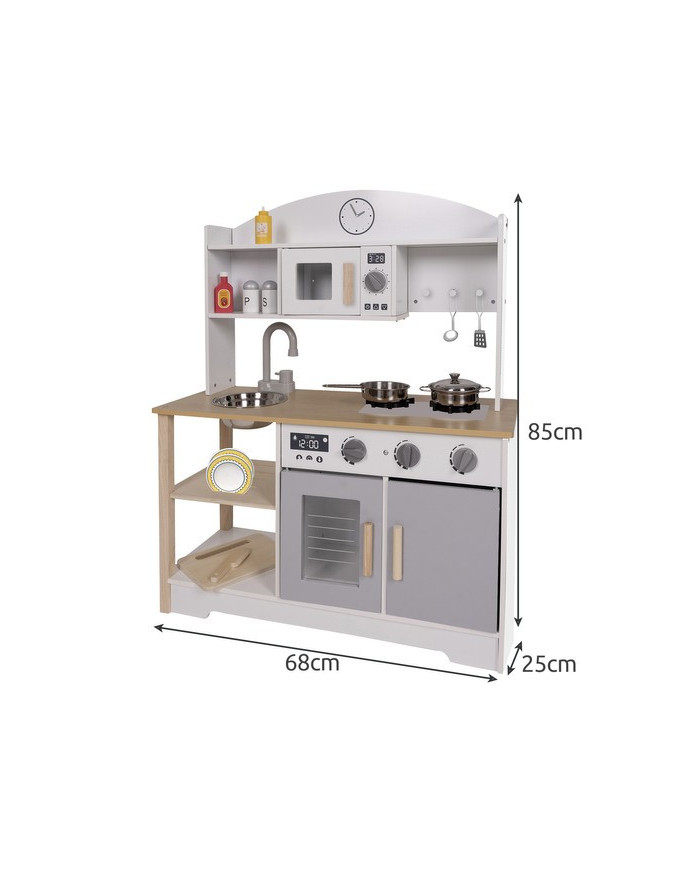 Otroška lesena kuhinja 68cm