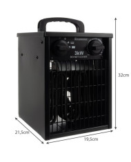 Prenosni električni ventilatorski grelec