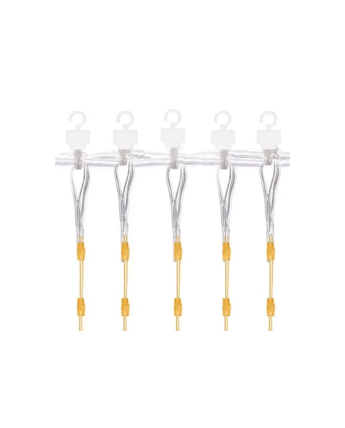 copy of LED svetlobna zavesa z daljinskim upravljalnikom, IP65, topla bela