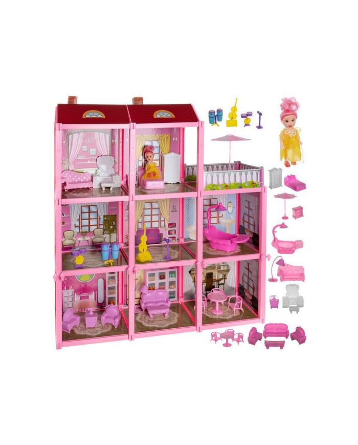 Igralna hišica za punčke Vila 65cm