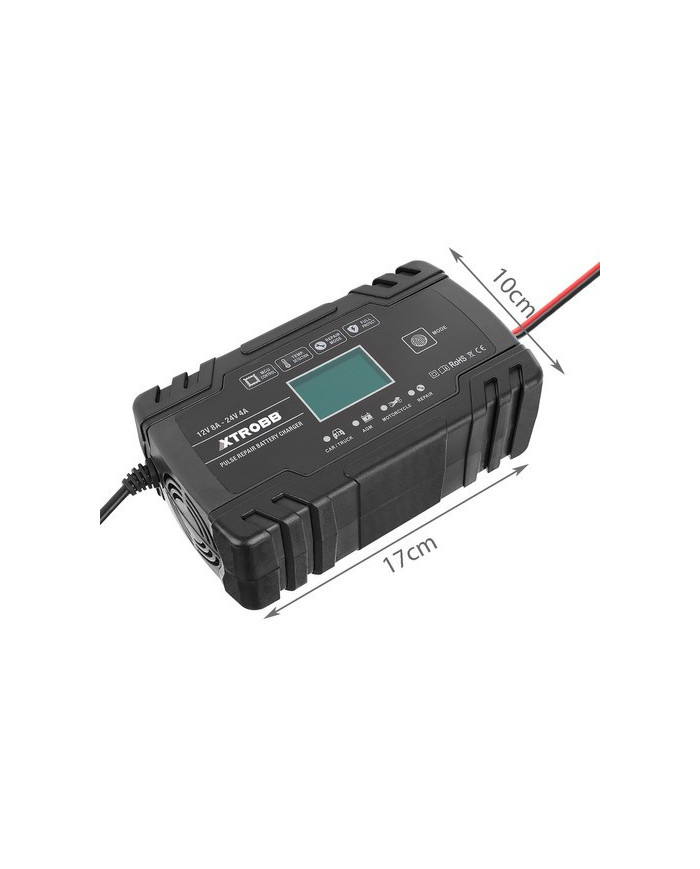 12-24V Hitri avtomatski polnilec za akumulatorje