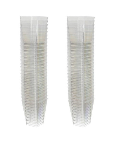 Kvadratne PVC skodelice za sladice 120ml