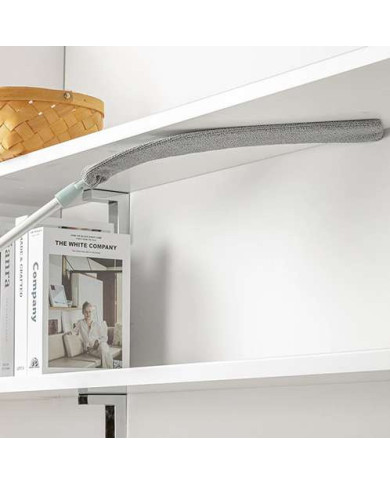 Teleskopska krtača za prah z dvema nastavkoma