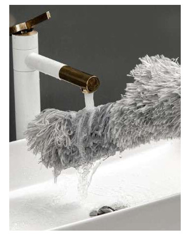 Teleskopska krtača za prah z dvema nastavkoma