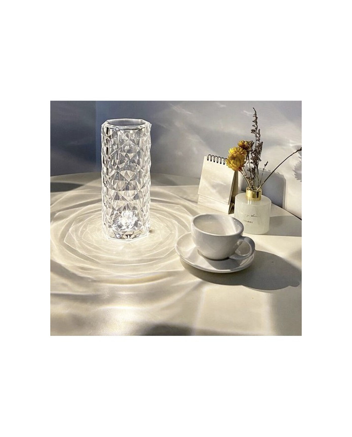 Dekorativna kristalna svetilka CrystalLamp, USB polnjenje