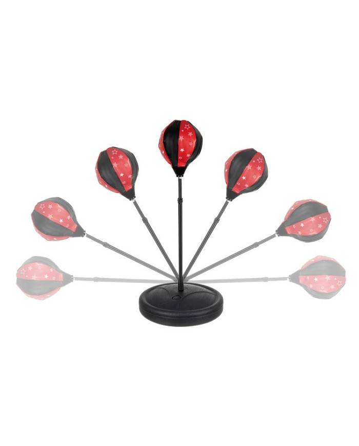 Punching Ball otroška boksarska vreča z rokavicami, rdeča