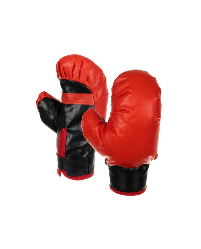 Punching Ball otroška boksarska vreča z rokavicami, rdeča