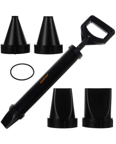 Vakuumska pištola za fugiranje kamna in plošč + 4 nastavki 850ml črna