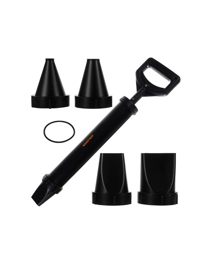 Vakuumska pištola za fugiranje kamna in plošč + 4 nastavki 850ml črna