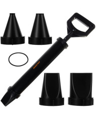 Vakuumska pištola za fugiranje kamna in plošč + 4 nastavki 850ml črna