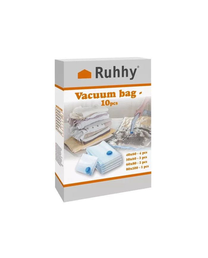 Set 10 zip vakuumskih vrečk za oblačila RUHHY