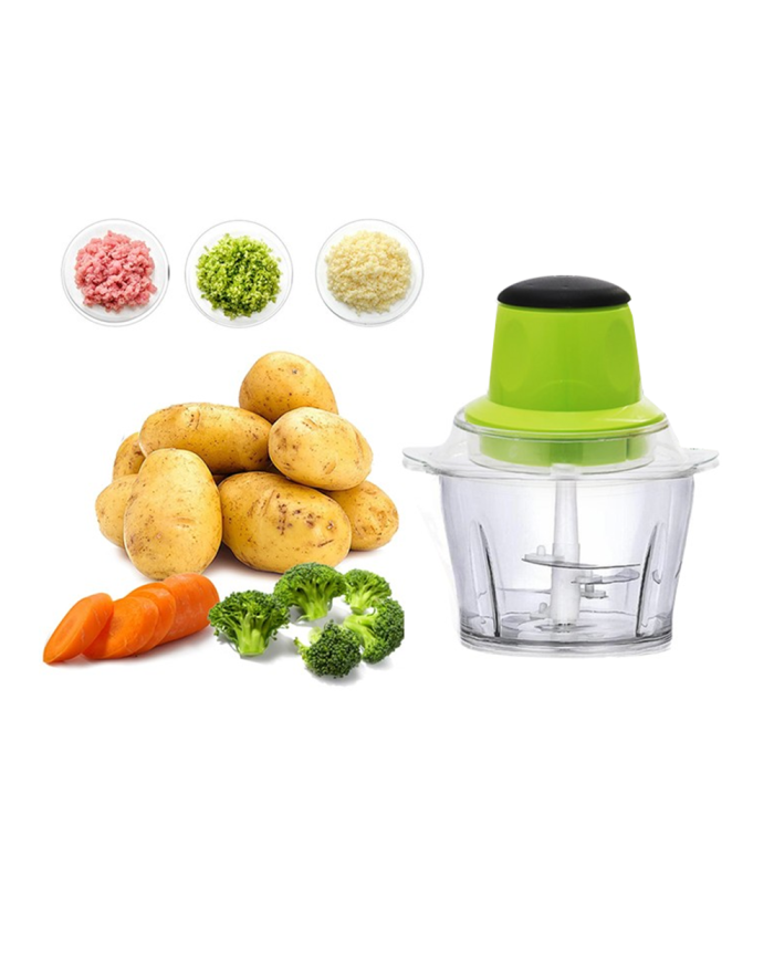 Električni večnamenski sekljalnik za meso, zelenjavo in sadje