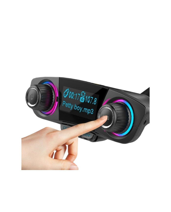 FM oddajnik SD bluetooth 2x USB 12-24V