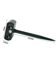 Ultrazvočni solarni odganjalec živali s senzorjem gibanja