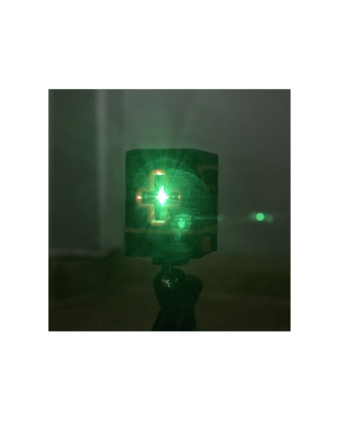 Elektronski križni zeleni laserski nivelir z torbo