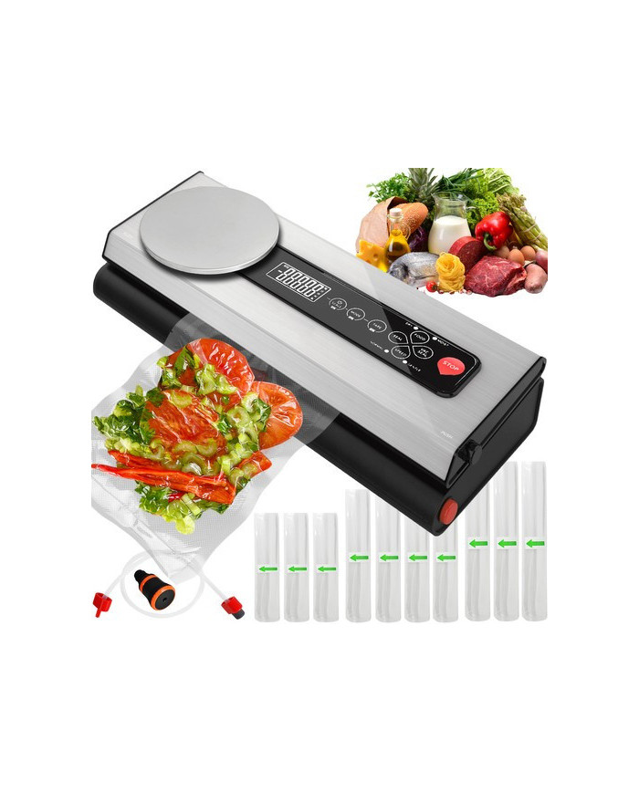 Aparat za vakuumiranje varjenje in tehtanje + 9 rolic folije