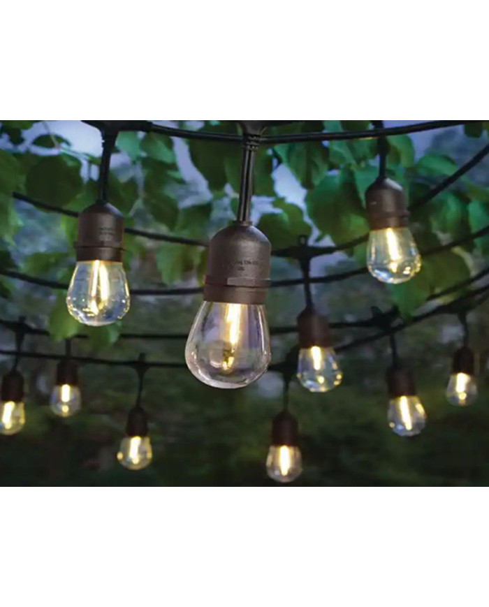 Vrtna LED girlanda z žarnicami 20 x E27 20m IP44