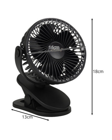Brezžični namizni ventilator USB