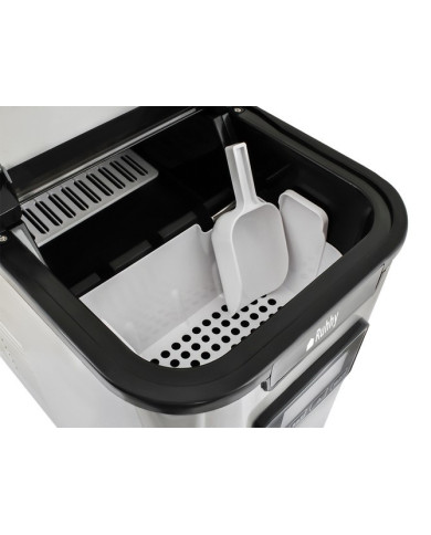 Inox barski ledomat aparat za izdelavo ledenih kock 2,2l