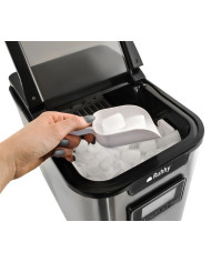 Inox barski ledomat aparat za izdelavo ledenih kock 2,2l