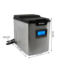 Inox barski ledomat aparat za izdelavo ledenih kock 2,2l