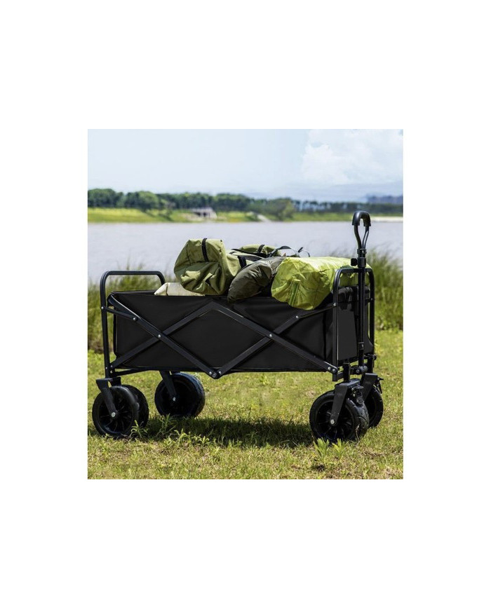 Zložljiv transportni voziček za plažo in kampiranje do 100kg
