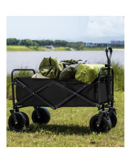 Zložljiv transportni voziček za plažo in kampiranje do 100kg