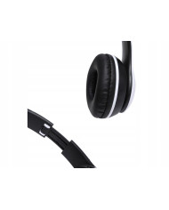 Bluetooth brezžične slušalke bele FM SD MP3 + mikrofon