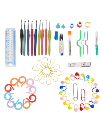 Komplet za kvačkanje - 113 kosov