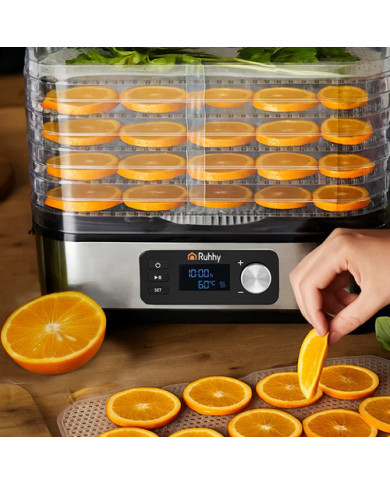 Električni sušilnik hrane zelenjave, gob in sadja LCD