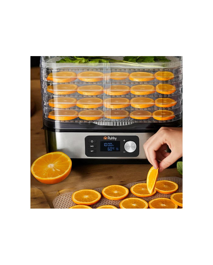 Električni sušilnik hrane zelenjave, gob in sadja LCD