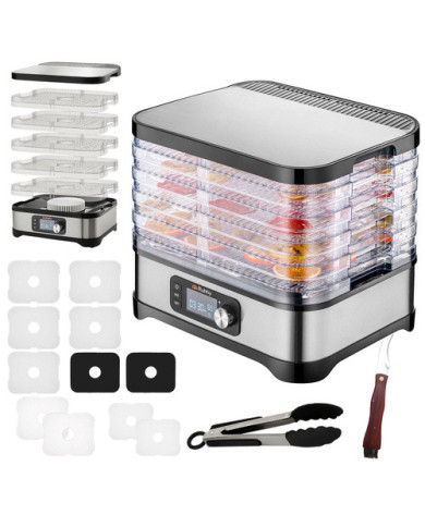 Električni sušilnik hrane zelenjave, gob in sadja LCD