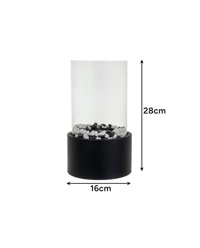 Prostostoječi biokamin na bioetanol 28x16cm